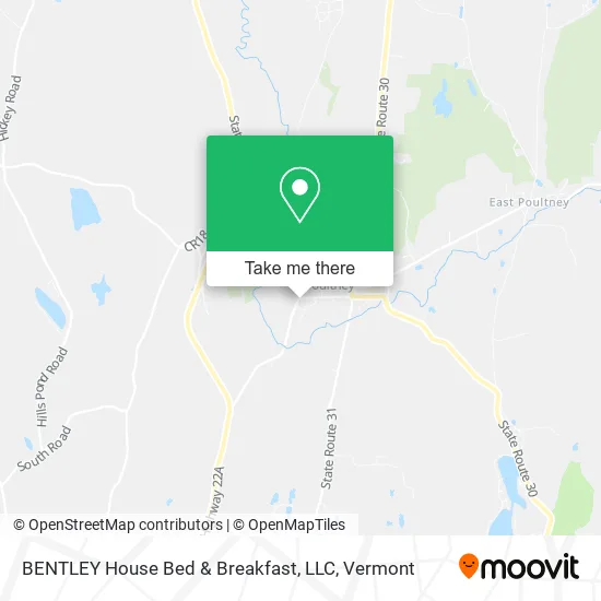 BENTLEY House Bed & Breakfast, LLC map