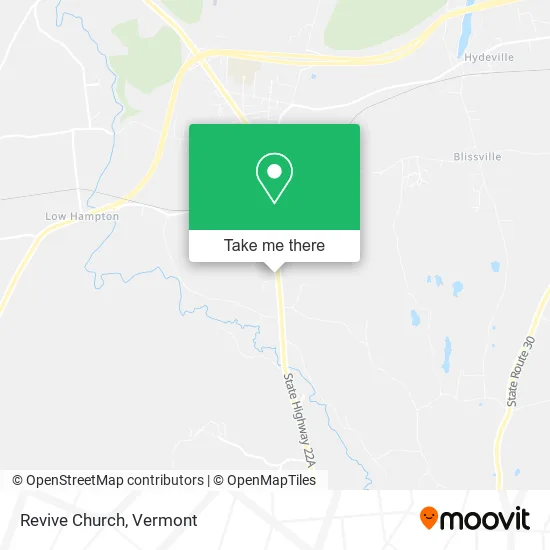 Revive Church map
