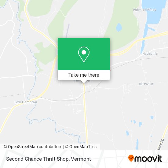 Second Chance Thrift Shop map