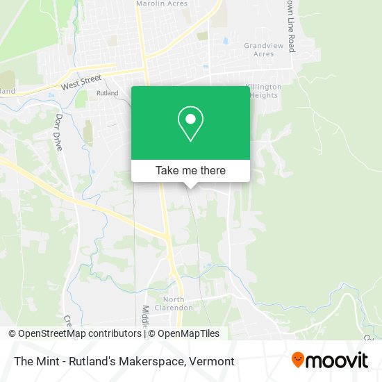 Mapa de The Mint - Rutland's Makerspace