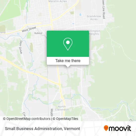 Small Business Administration map
