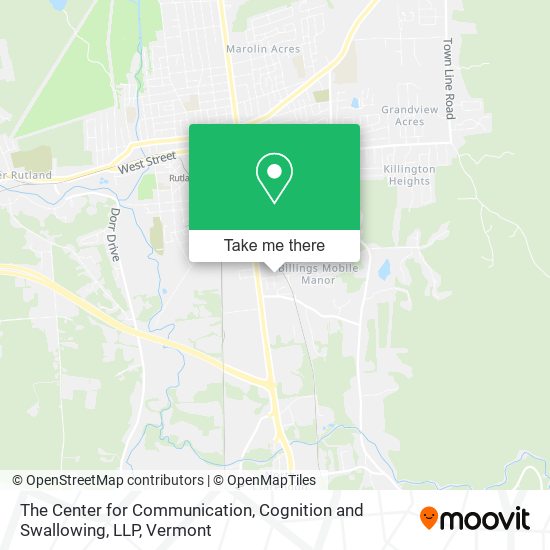 Mapa de The Center for Communication, Cognition and Swallowing, LLP