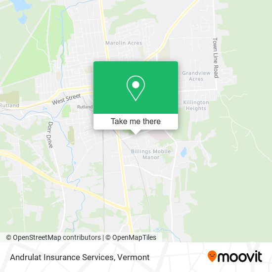 Andrulat Insurance Services map