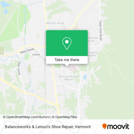 Balanceworks & Lenoci's Shoe Repair map