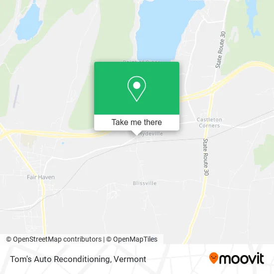 Tom's Auto Reconditioning map