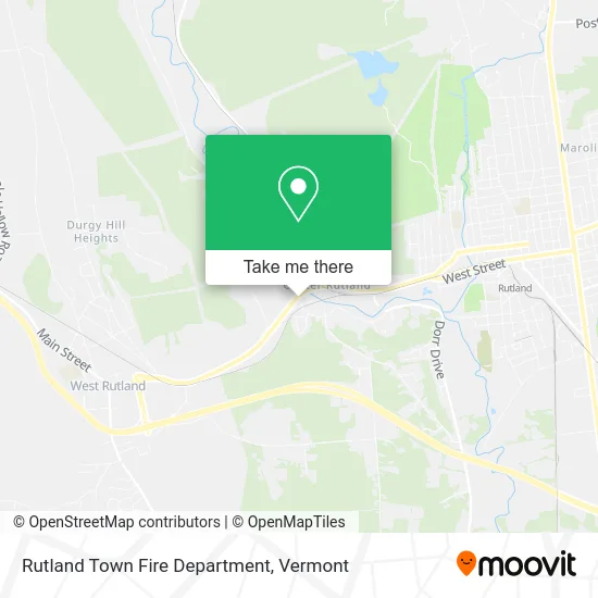 Rutland Town Fire Department map