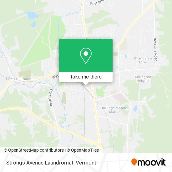 Strongs Avenue Laundromat map