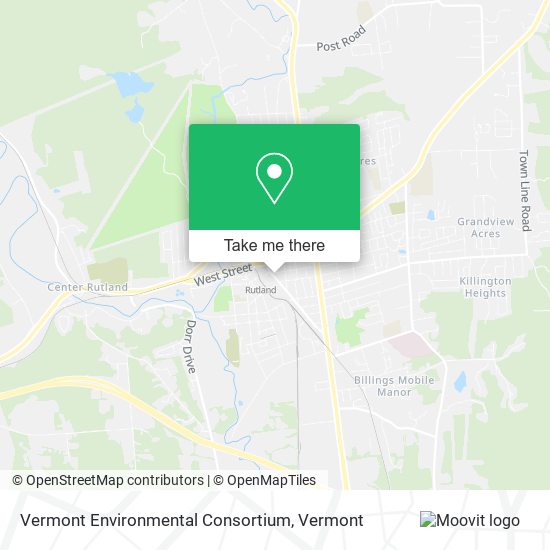 Vermont Environmental Consortium map