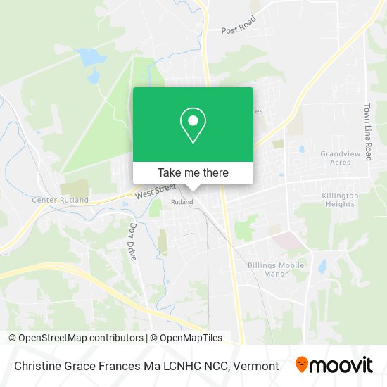 Christine Grace Frances Ma LCNHC NCC map