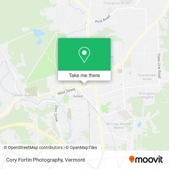 Cory Fortin Photography map