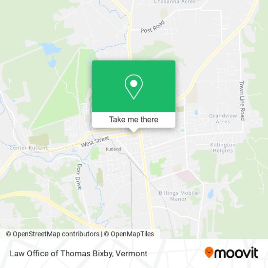 Law Office of Thomas Bixby map