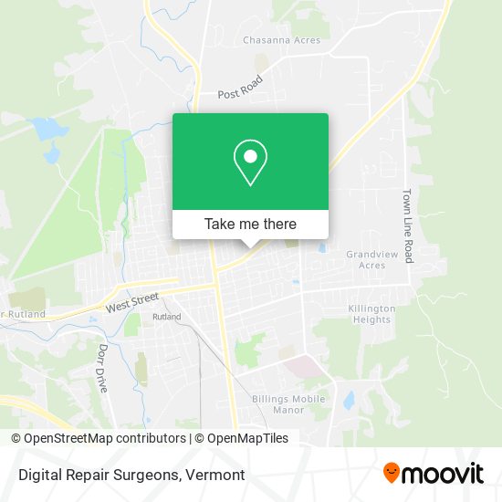 Digital Repair Surgeons map