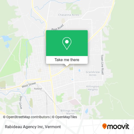 Mapa de Rabideau Agency Inc