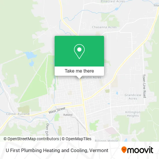 U First Plumbing Heating and Cooling map
