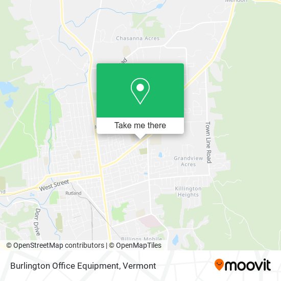 Mapa de Burlington Office Equipment