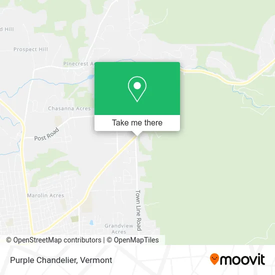 Purple Chandelier map