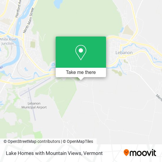 Mapa de Lake Homes with Mountain Views