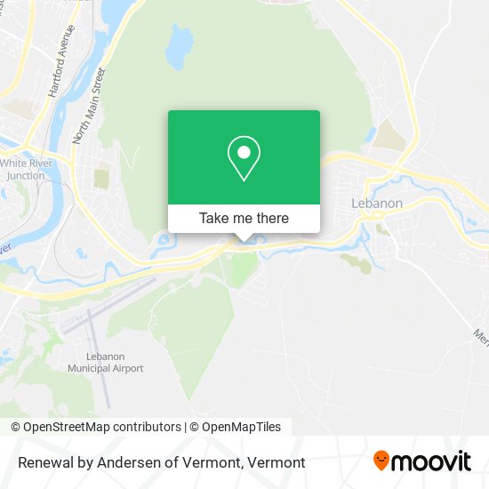 Renewal by Andersen of Vermont map