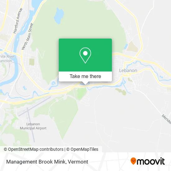 Management Brook Mink map
