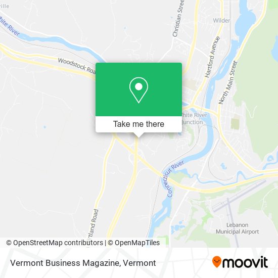 Vermont Business Magazine map