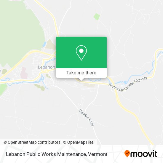 Mapa de Lebanon Public Works Maintenance