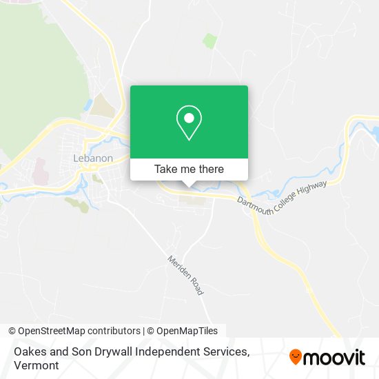 Oakes and Son Drywall Independent Services map