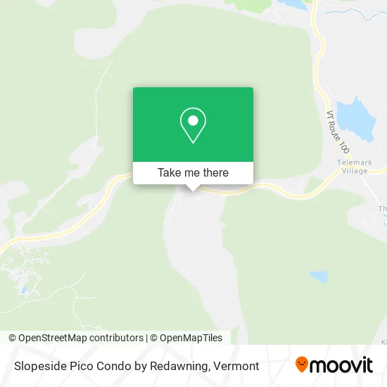 Slopeside Pico Condo by Redawning map