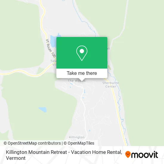 Killington Mountain Retreat - Vacation Home Rental map