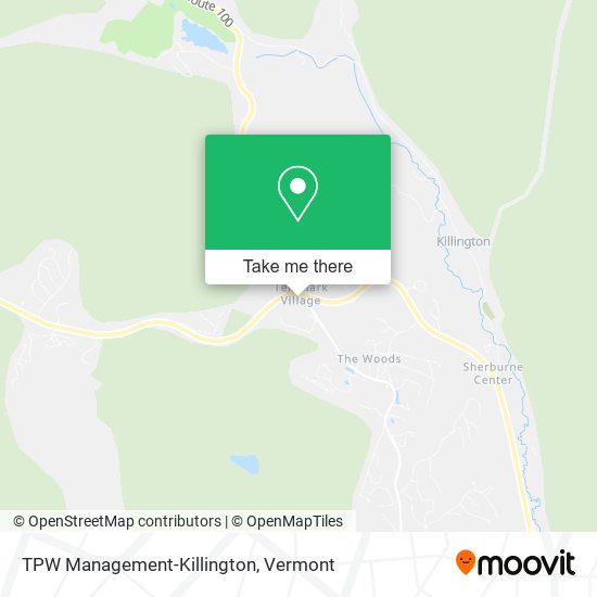 Mapa de TPW Management-Killington