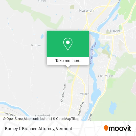 Barney L Brannen Attorney map