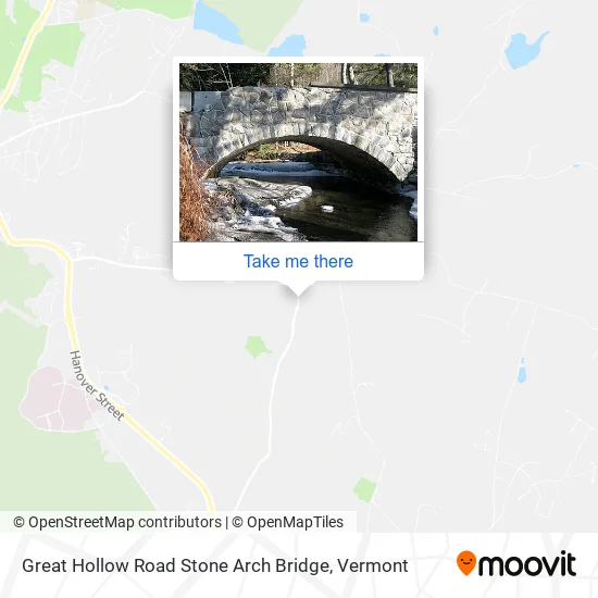 Great Hollow Road Stone Arch Bridge map