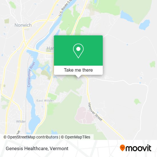 Mapa de Genesis Healthcare