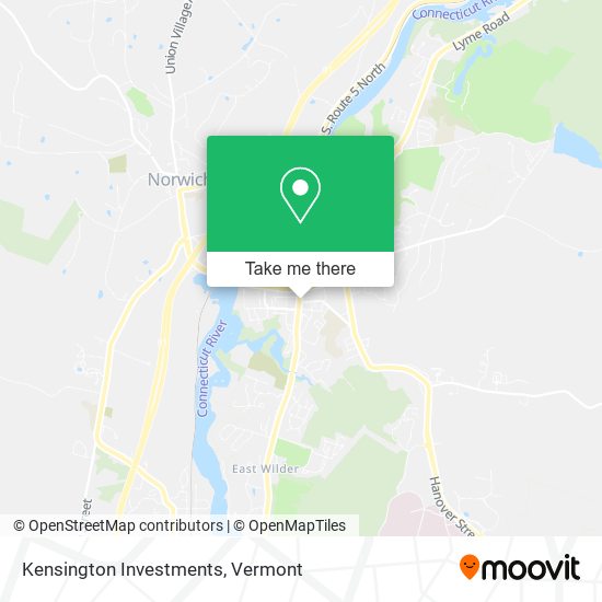 Kensington Investments map