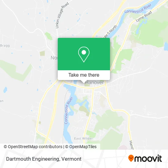 Dartmouth Engineering map