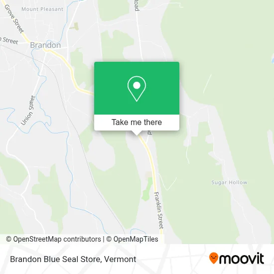 Brandon Blue Seal Store map