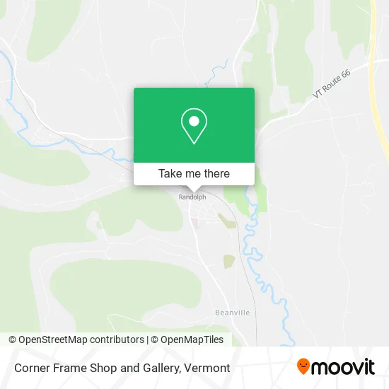 Corner Frame Shop and Gallery map