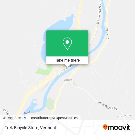 Mapa de Trek Bicycle Store