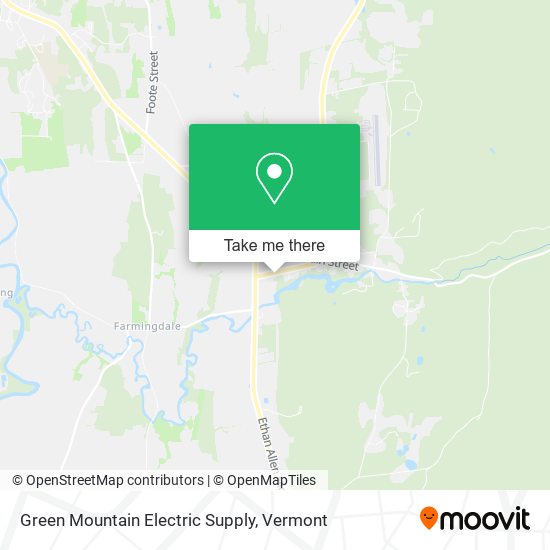 Mapa de Green Mountain Electric Supply