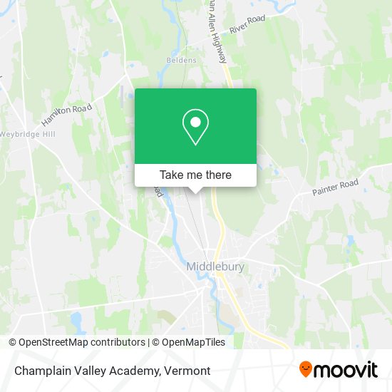 Mapa de Champlain Valley Academy