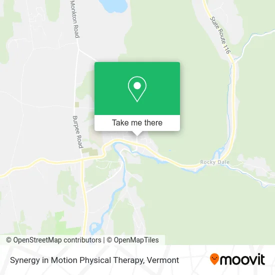 Synergy in Motion Physical Therapy map
