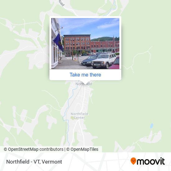 Northfield - VT map