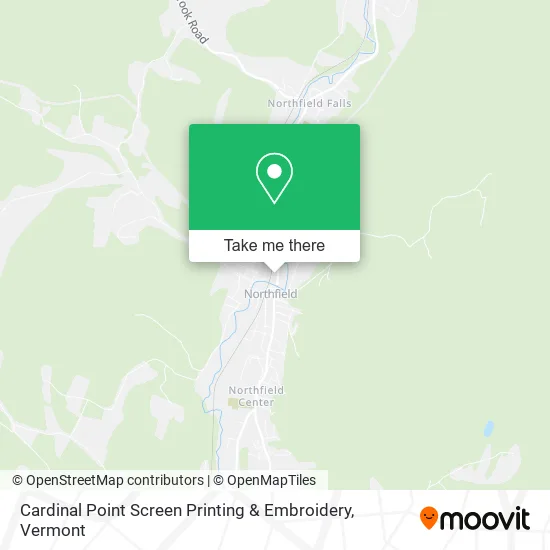 Mapa de Cardinal Point Screen Printing & Embroidery