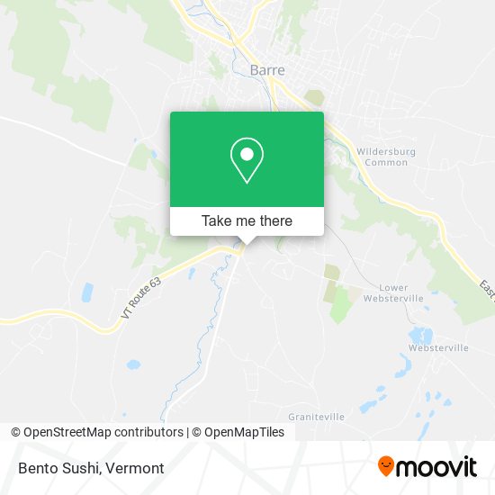 Mapa de Bento Sushi