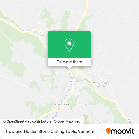 Trow and Holden Stone Cutting Tools map