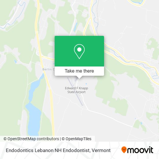 Endodontics Lebanon NH Endodontist map