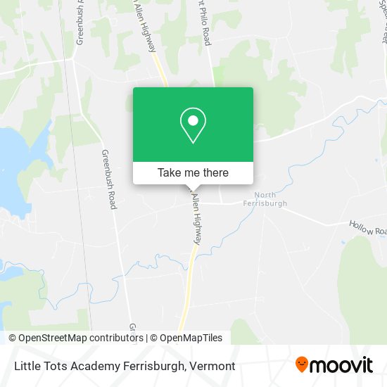 Little Tots Academy Ferrisburgh map