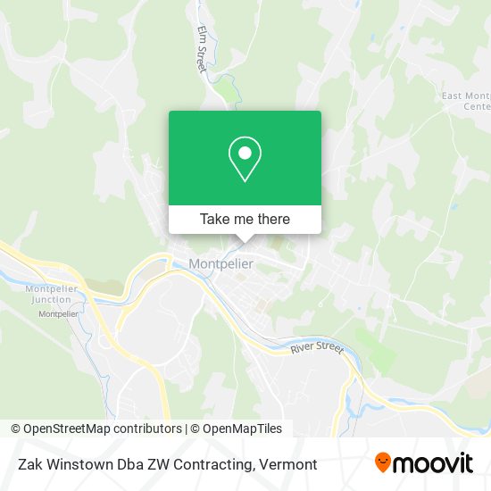 Mapa de Zak Winstown Dba ZW Contracting