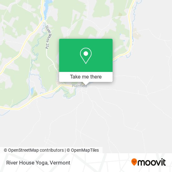 River House Yoga map