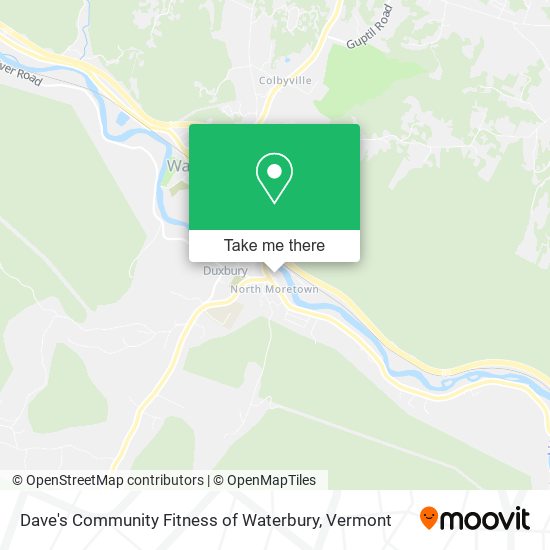 Dave's Community Fitness of Waterbury map