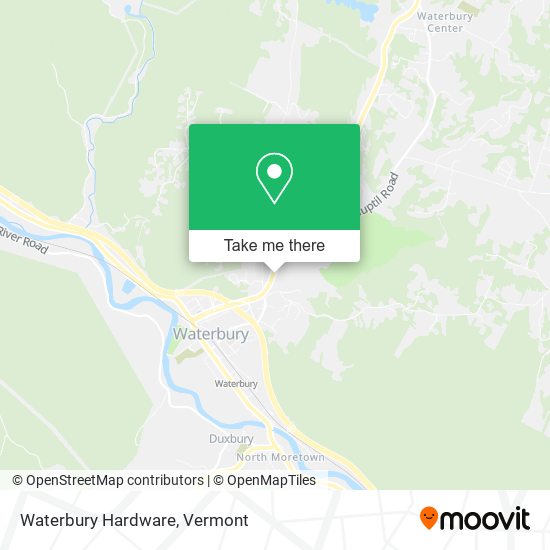 Mapa de Waterbury Hardware